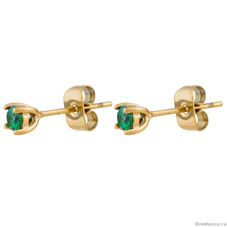 Пусеты Fiore Luna, GREEN